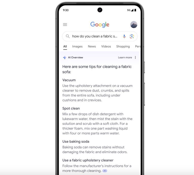 Google mise pleinement sur l'IA: Un aperçu 3 Capture d'écran