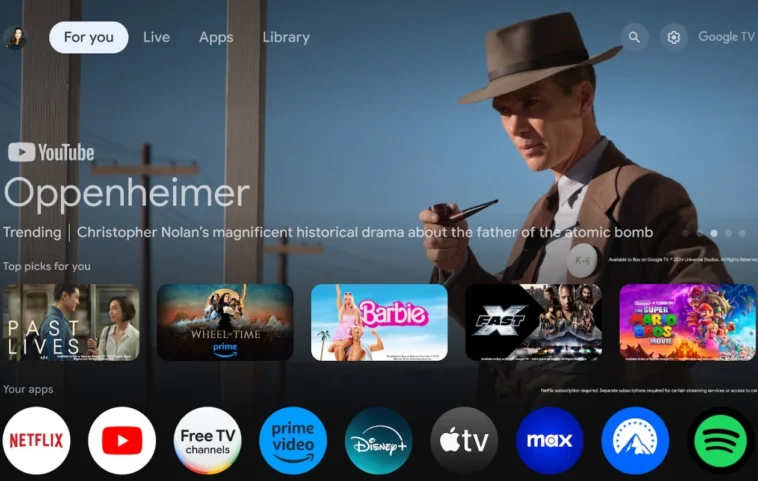 Android 14 pour la télévision apporte des options d'image dans l'image et d'économie d'énergie 1 Android 14 For TV update