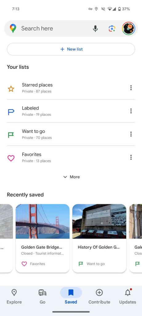 Google Maps est plus simple à utiliser ! Découvrez les changements de Google 3 Google Maps interface simple barre