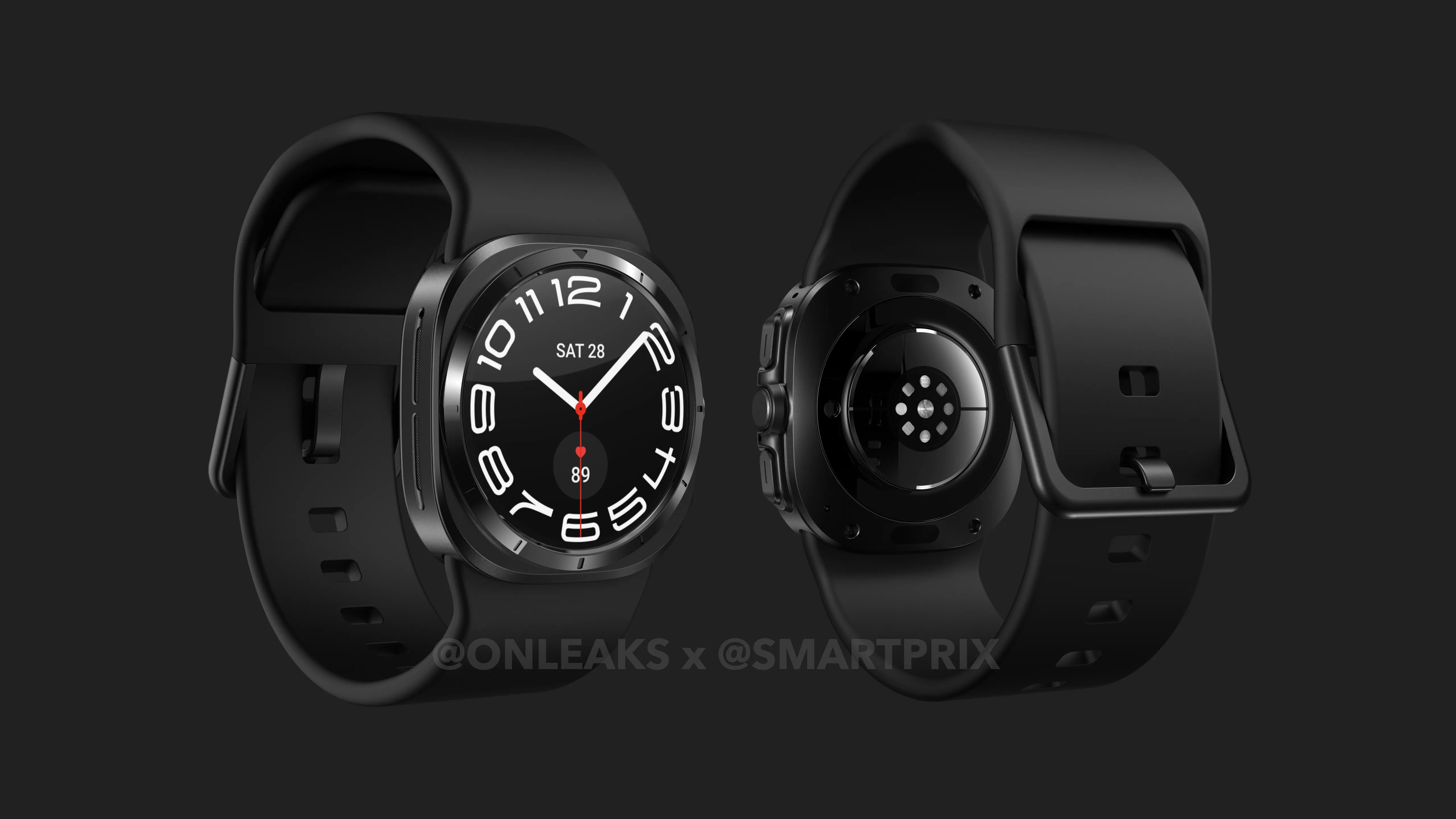 Le Samsung Galaxy Watch7 fuite dans ses premières images avec un design jamais vu auparavant sur une montre connectée 4 Rendu Samsung Galaxy Watch7 Ultra