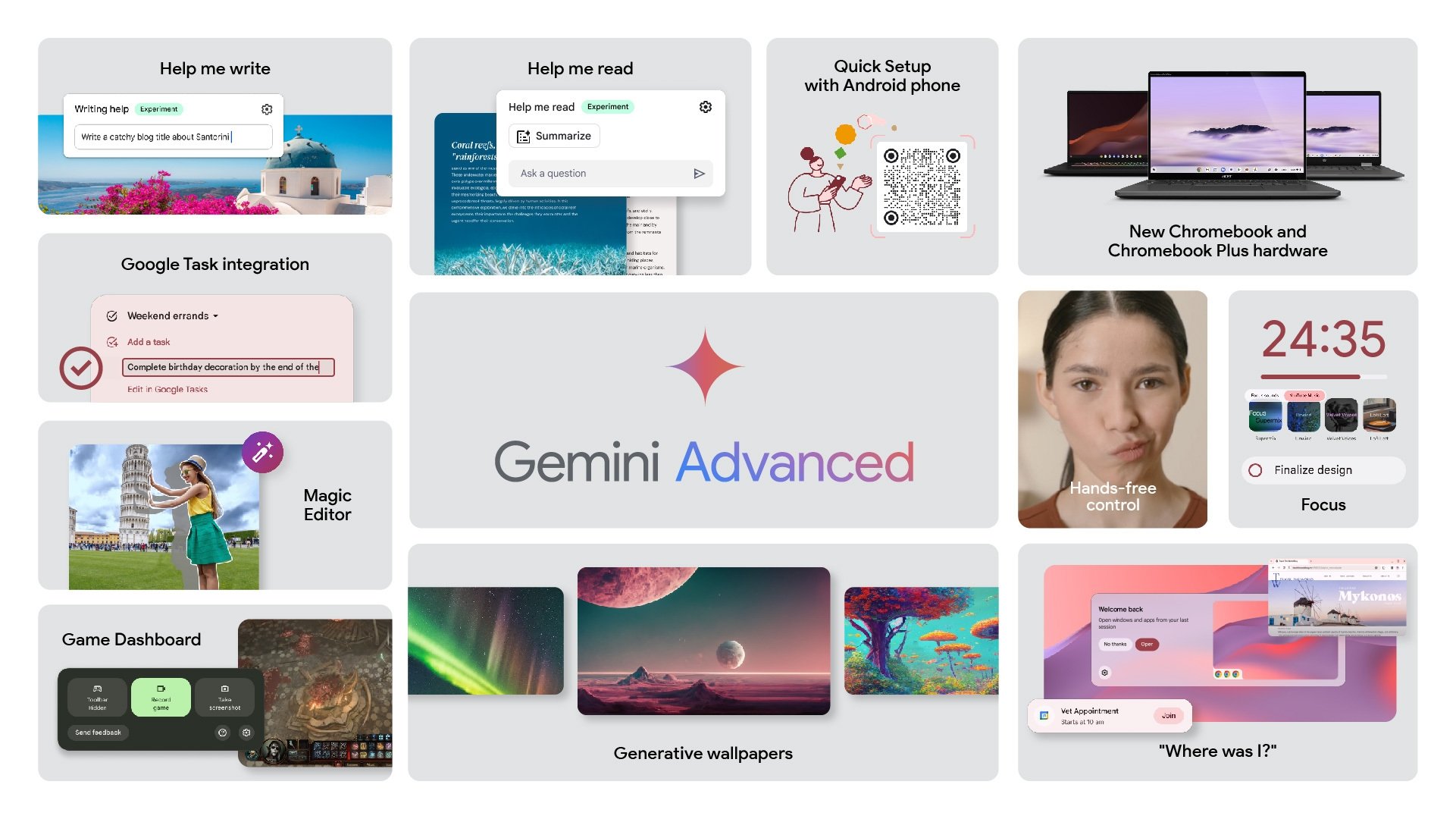 Plus de raisons pour acheter un Chromebook: de nouvelles fonctionnalités d'IA arrivent grâce à Gemini 3 Nouveautés sur Chromebook