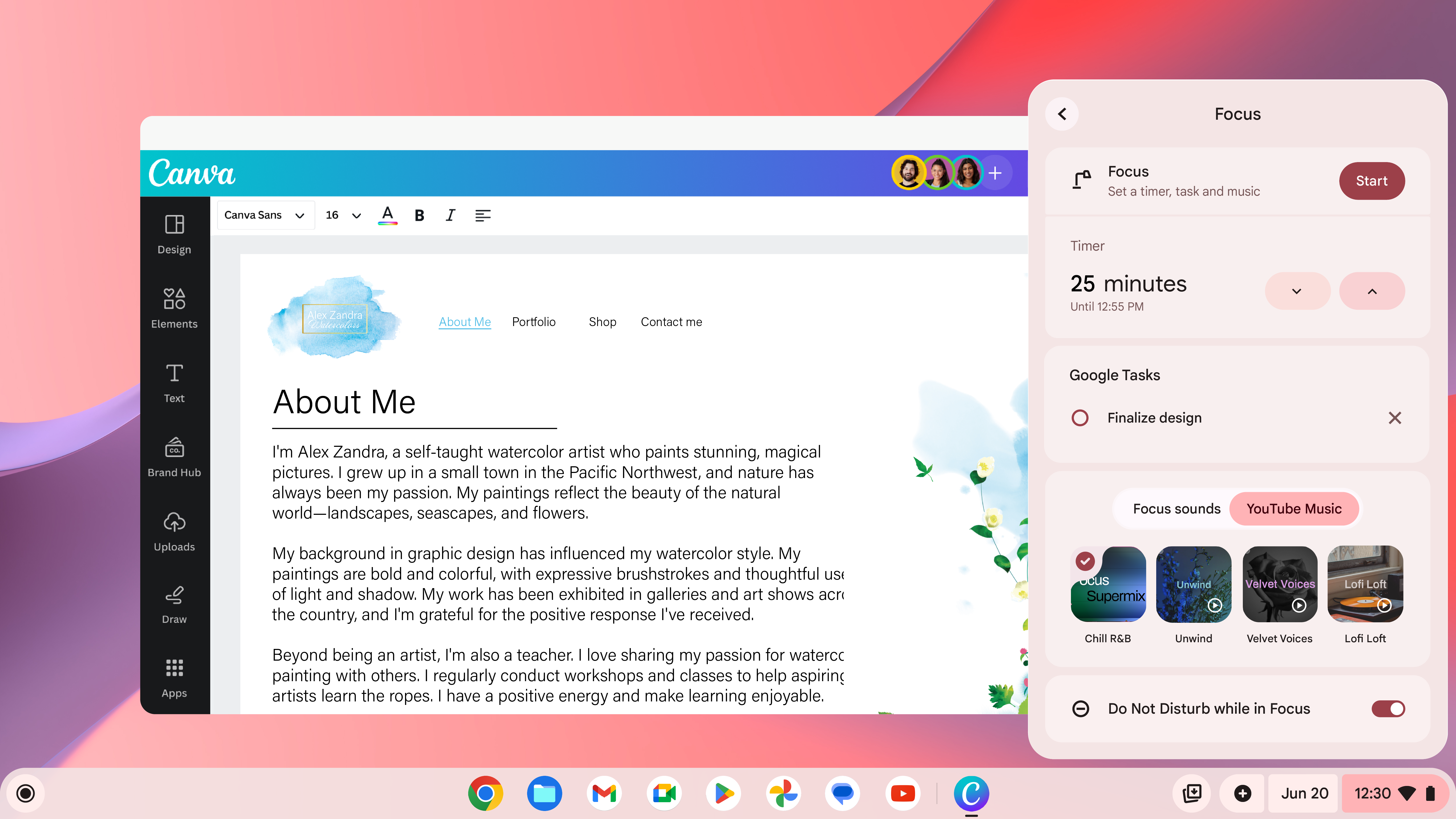 Plus de raisons pour acheter un Chromebook: de nouvelles fonctionnalités d'IA arrivent grâce à Gemini 6 Mode Focus