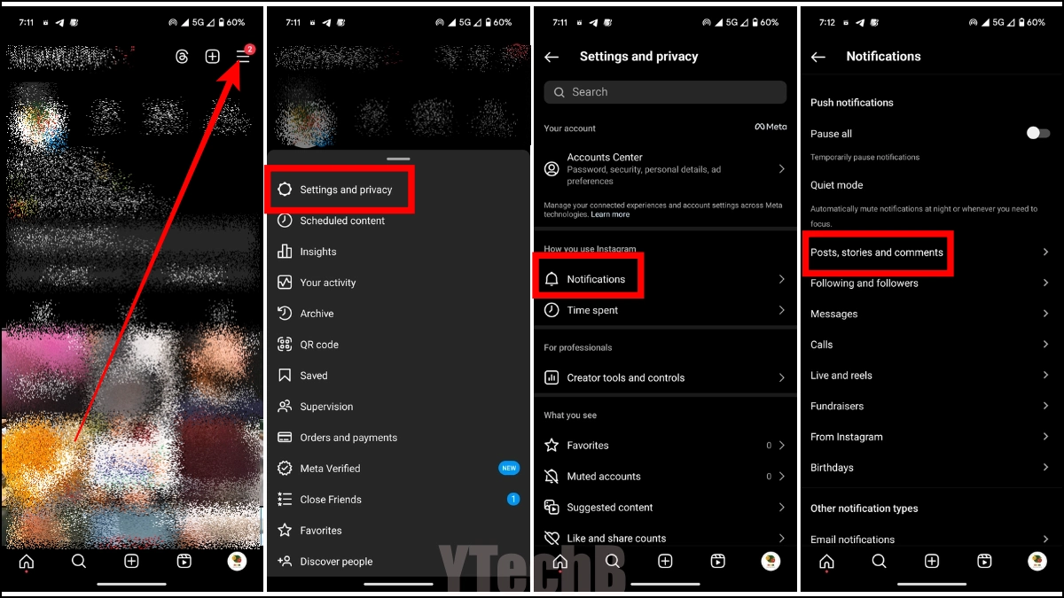 Comment Changer le Son des Notifications d'Instagram 3 Paramètre de notification Instagram