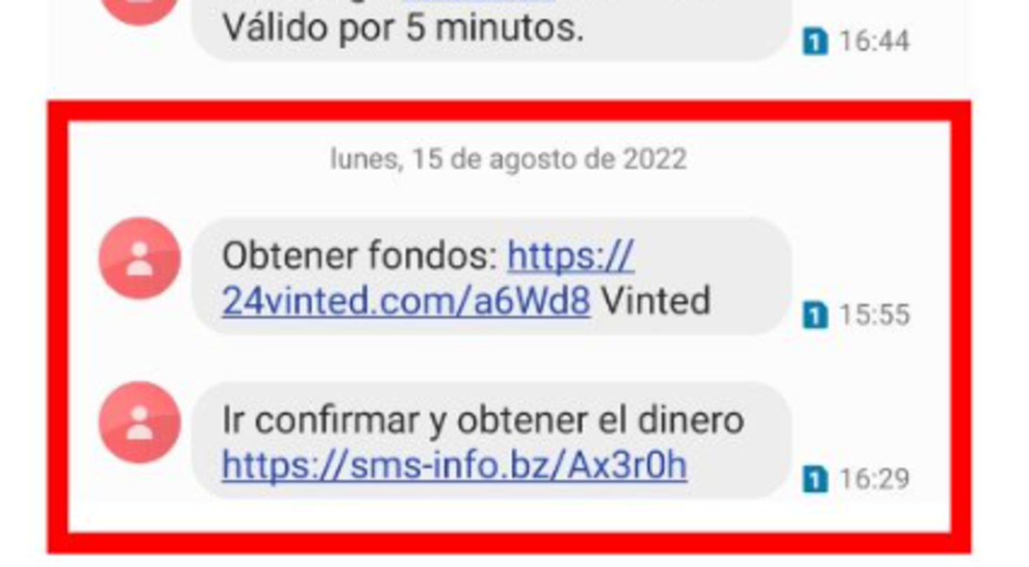 Arnaques sur Vinted : comment les repérer et que faire si vous êtes victime de l'une d'elles 4 SMS d'escroquerie de Vinted