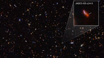 Une galaxie extraordinairement lumineuse bat le record de l'objet céleste le plus éloigné jamais observé 21 Extraordinarily bright galaxy breaks the record for most distant celestial object ever observed