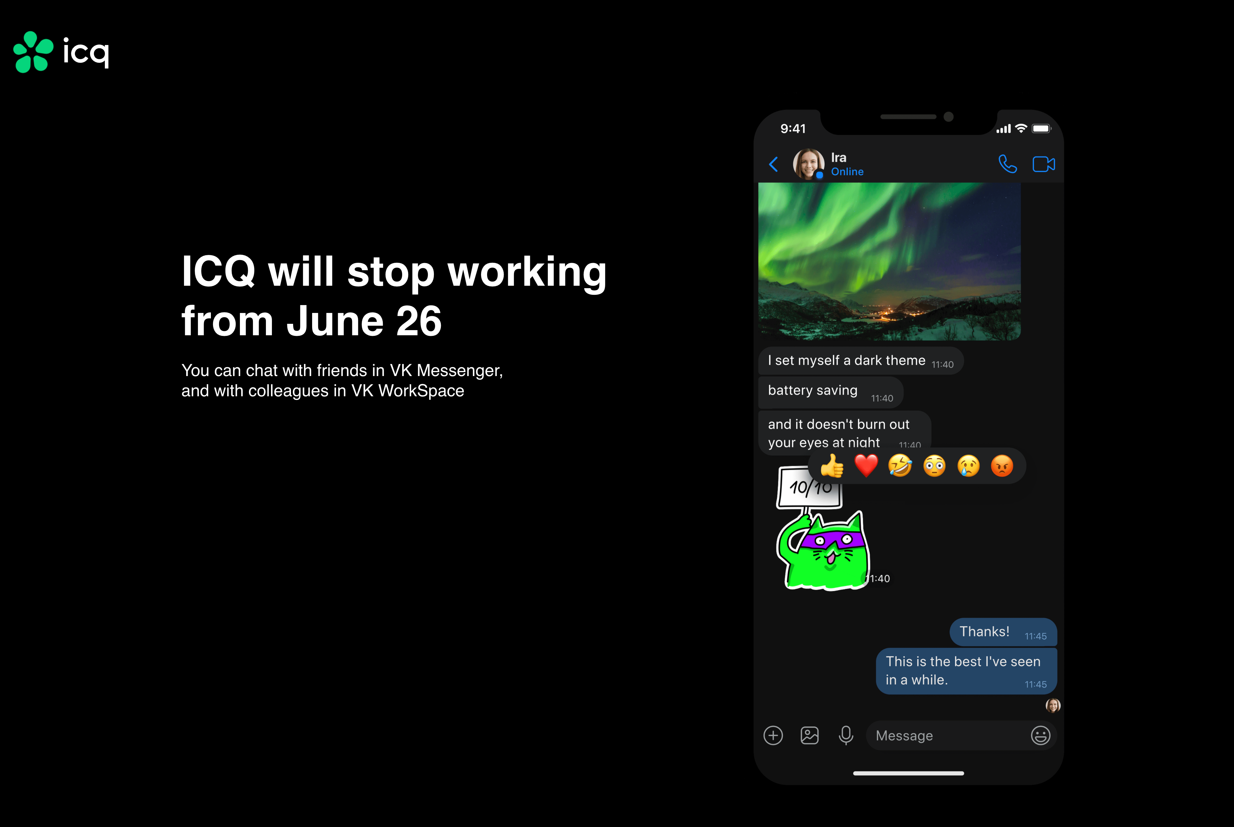 Après 30 ans d'histoire, ce mythique service de messagerie instantanée va cesser de fonctionner 3 L'avis de fermeture de ICQ