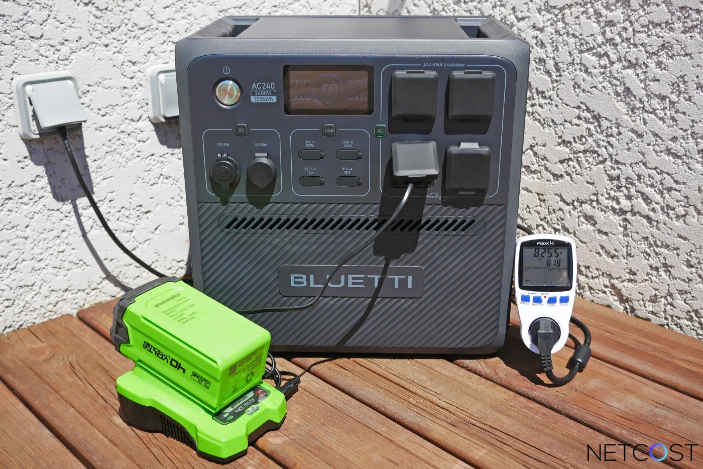 TEST BLUETTI AC240: La batterie IP65 résistante aux jets d'eau, poussière, chaleur et froid 37 Bluetti Ac240 Test Review Battery Netcost (28)