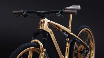 Caviar présente le vélo électrique le plus exclusif du marché, en or 18 carats et au prix de 40 000 euros