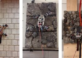 Ce robot est capable de grimper aux murs. Son inspiration vient de la nature