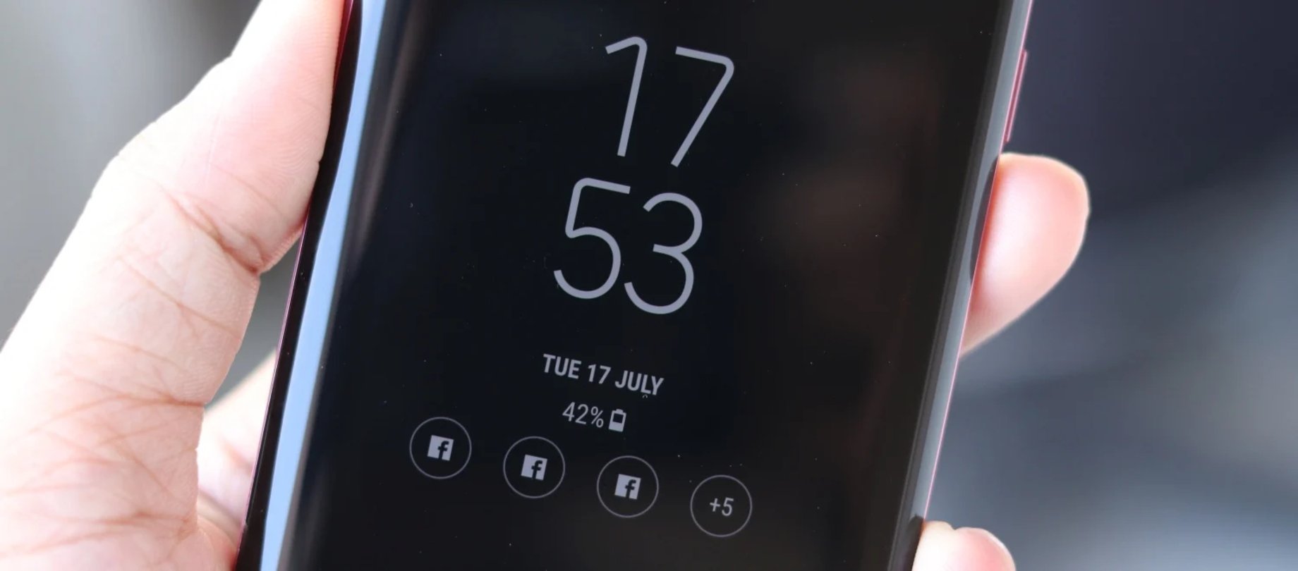 Comment activer Always on Display sur un mobile Samsung 3 Samsung Galaxy S8 avec Always On Display activé