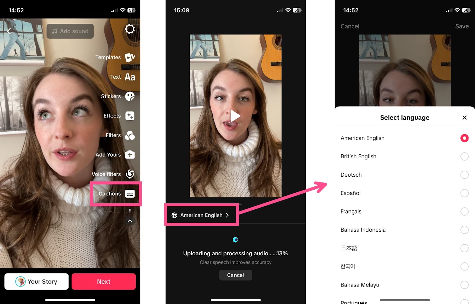 Comment ajouter des légendes sur TikTok : les 3 meilleures solutions 2 Comment ajouter des legendes sur TikTok les 3 meilleures