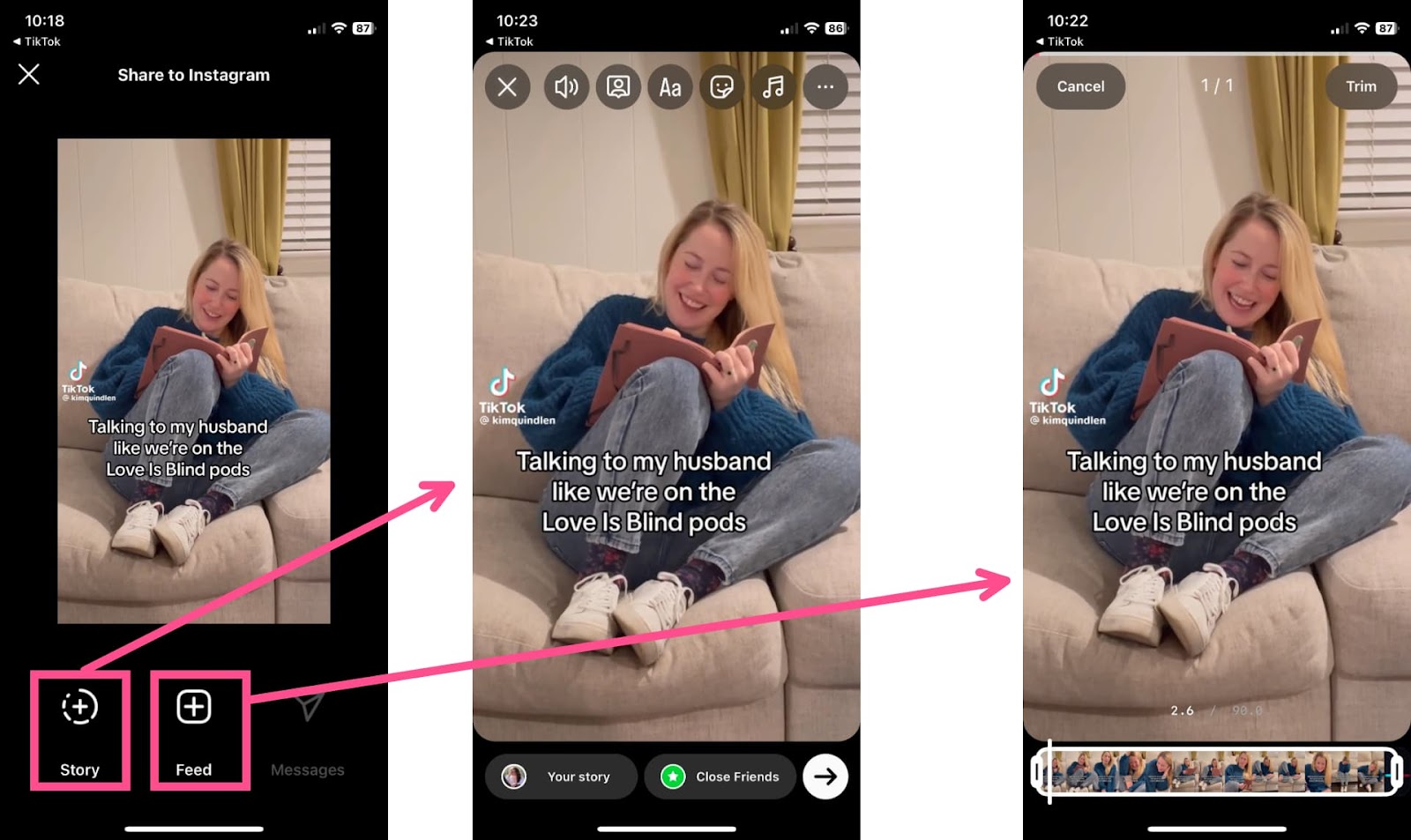 Comment partager une vidéo TikTok sur Instagram sans logo (sans filigrane) 2 Comment partager une video TikTok sur Instagram sans filigrane