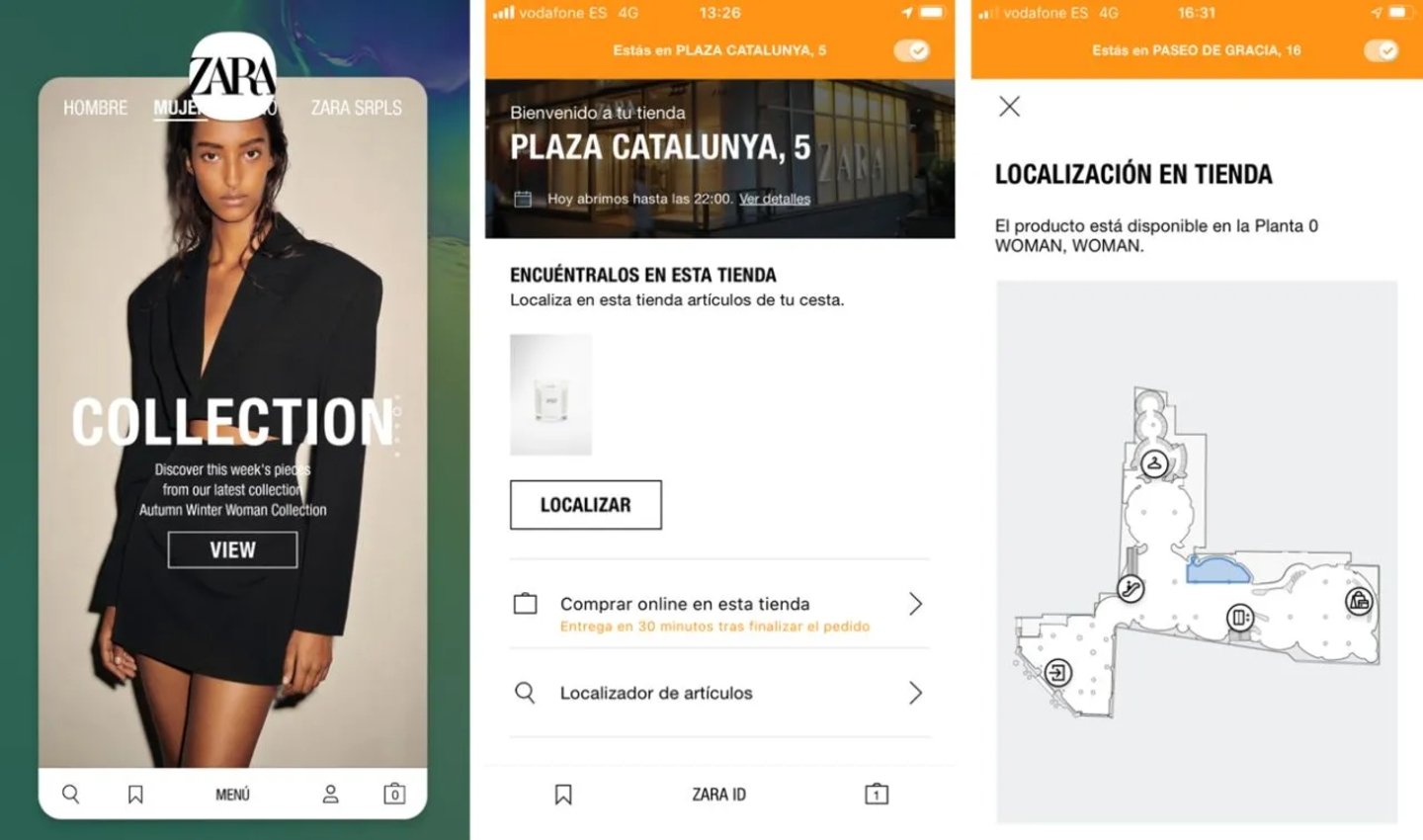 Comment recevoir et consulter des tickets dans l'application Zara 5 Mode magasin de l'application Zara