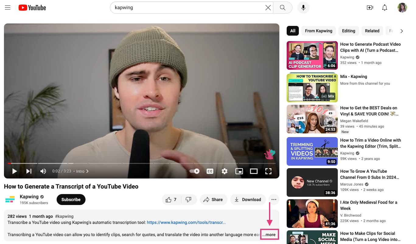 Comment transcrire des vidéos YouTube : Guide 2024 2 Comment transcrire des videos YouTube Guide 2024