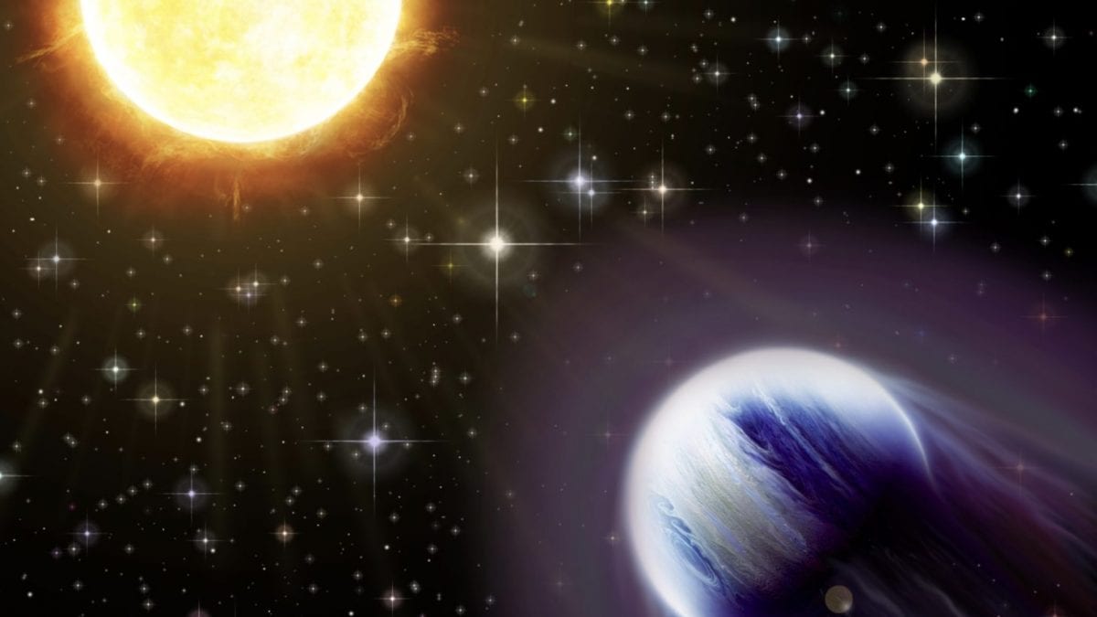 Découverte de la deuxième planète la plus légère de tous les temps: "C'est comme du coton candy" 2 MIT | Illustration de l'exoplanète autour de son étoile (K. Ivanov)
