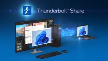 Intel Thunderbolt Share vise à simplifier la connexion et le partage de ressources entre plusieurs PC 19 Intel Thunderbolt Share aims to simplify connection and resource sharing between multiple PCs