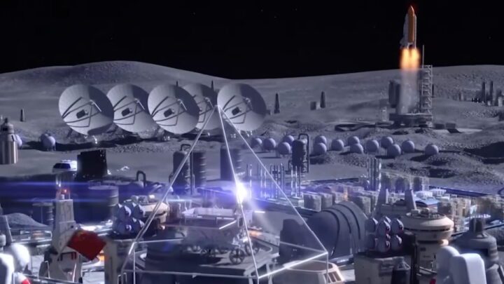 La Chine dévoile une vidéo montrant à quoi ressemblera sa base sur la Lune. Il y a un détail étrange 2 La Chine devoile une video montrant a quoi ressemblera sa