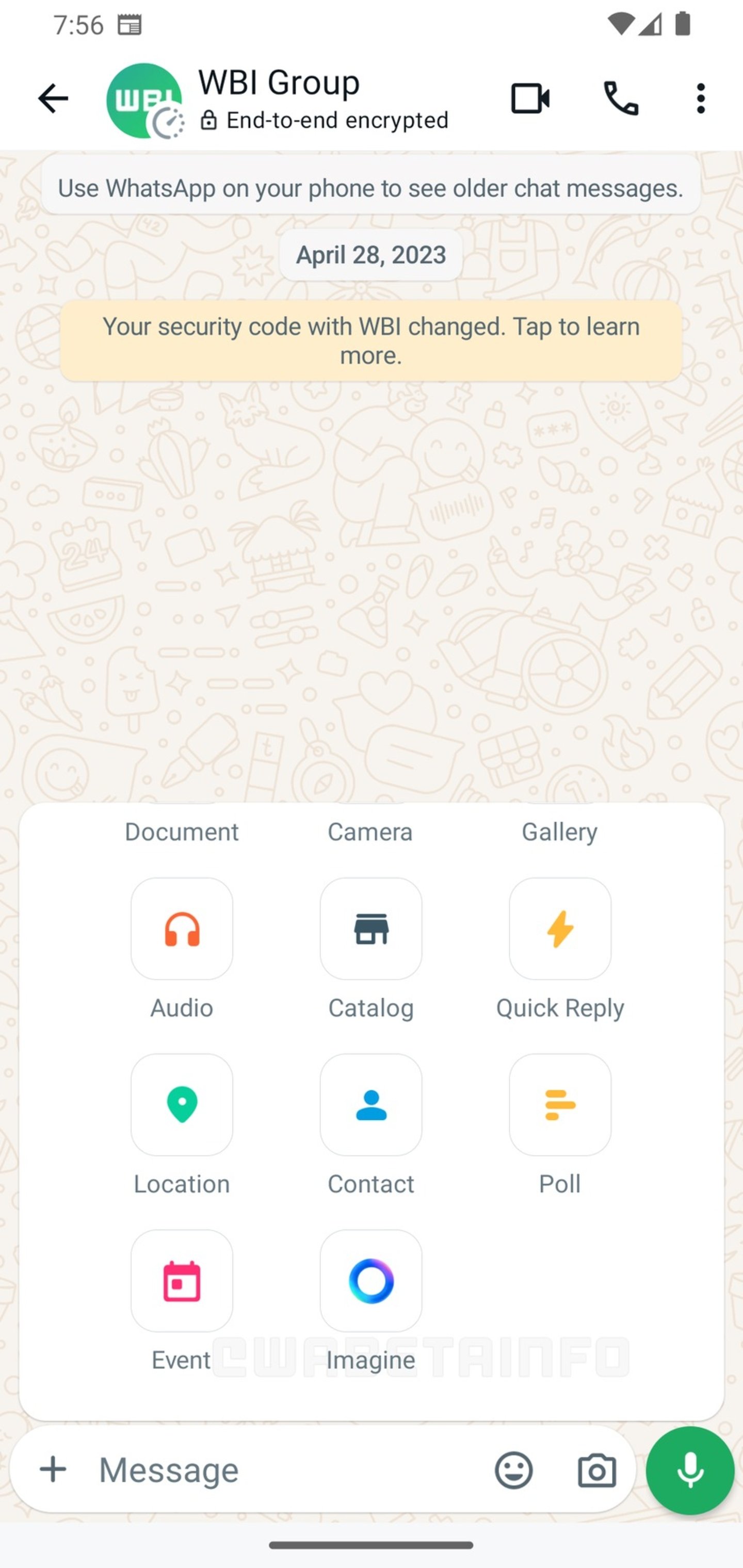 La génération d'images par IA prête à arriver dans les chats de WhatsApp 3 La génération d'images par l'IA, sur le point d'arriver dans les discussions de WhatsApp