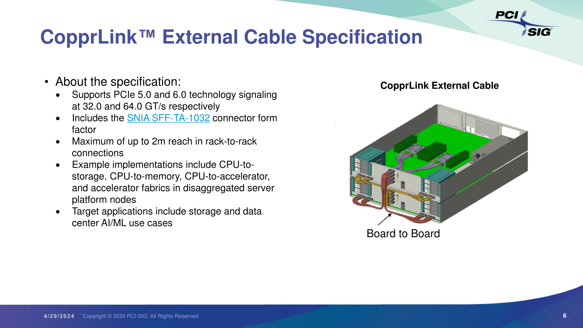 La nouvelle norme CopprLink étend la portée PCIe pour les connexions 64 GT/s 2 La nouvelle norme CopprLink etend la portee PCIe sur fil