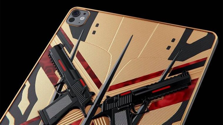 La version la plus luxueuse du nouveau iPad Pro est en or et s'inspire de Deadpool & Wolverine: elle coûte 11 000 euros 1 La version la plus luxueuse du nouvel iPad Pro est en or et s'inspire de Deadpool & Wolverine: elle coûte 11 000 euros