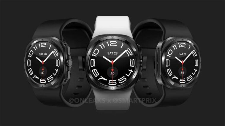 Le Samsung Galaxy Watch7 fuite dans ses premières images avec un design jamais vu auparavant sur une montre connectée 1 Le Samsung Galaxy Watch7 se filtre dans ses premières images avec un design jamais vu auparavant sur une montre intelligente