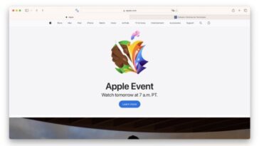 Le site Web d’Apple comprend un teaser interactif « gomme » pour l’événement iPad de demain 27 Image du site Web d'Apple avec l'événement teaser Let Loose où le nouvel iPad Pro sera présenté