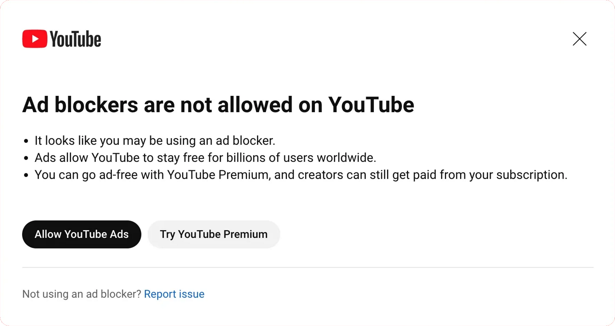 Les utilisateurs de bloqueurs de publicités indiquent que les vidéos YouTube sautent jusqu'à la fin et sont lues sans audio 2 Les utilisateurs de bloqueurs de publicites disent que les videos