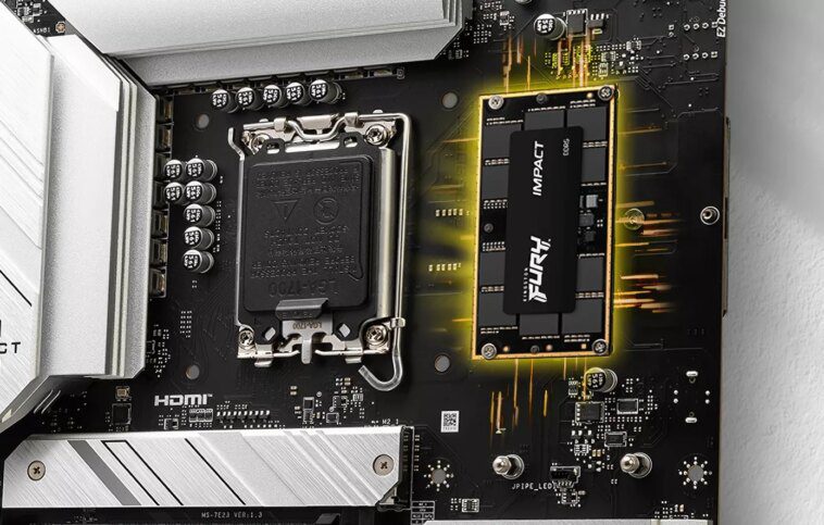 MSI a construit une carte mère de bureau prenant en charge la mémoire CAMM2, et elle arrive sur Computex 1 MSI built a desktop motherboard that supports CAMM2 memory, and it