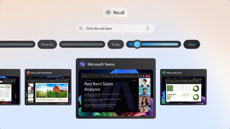 Microsoft Recall AI enregistrera tout ce que vous faites sous Windows 1 Microsoft Recall AI will log everything you do on Windows