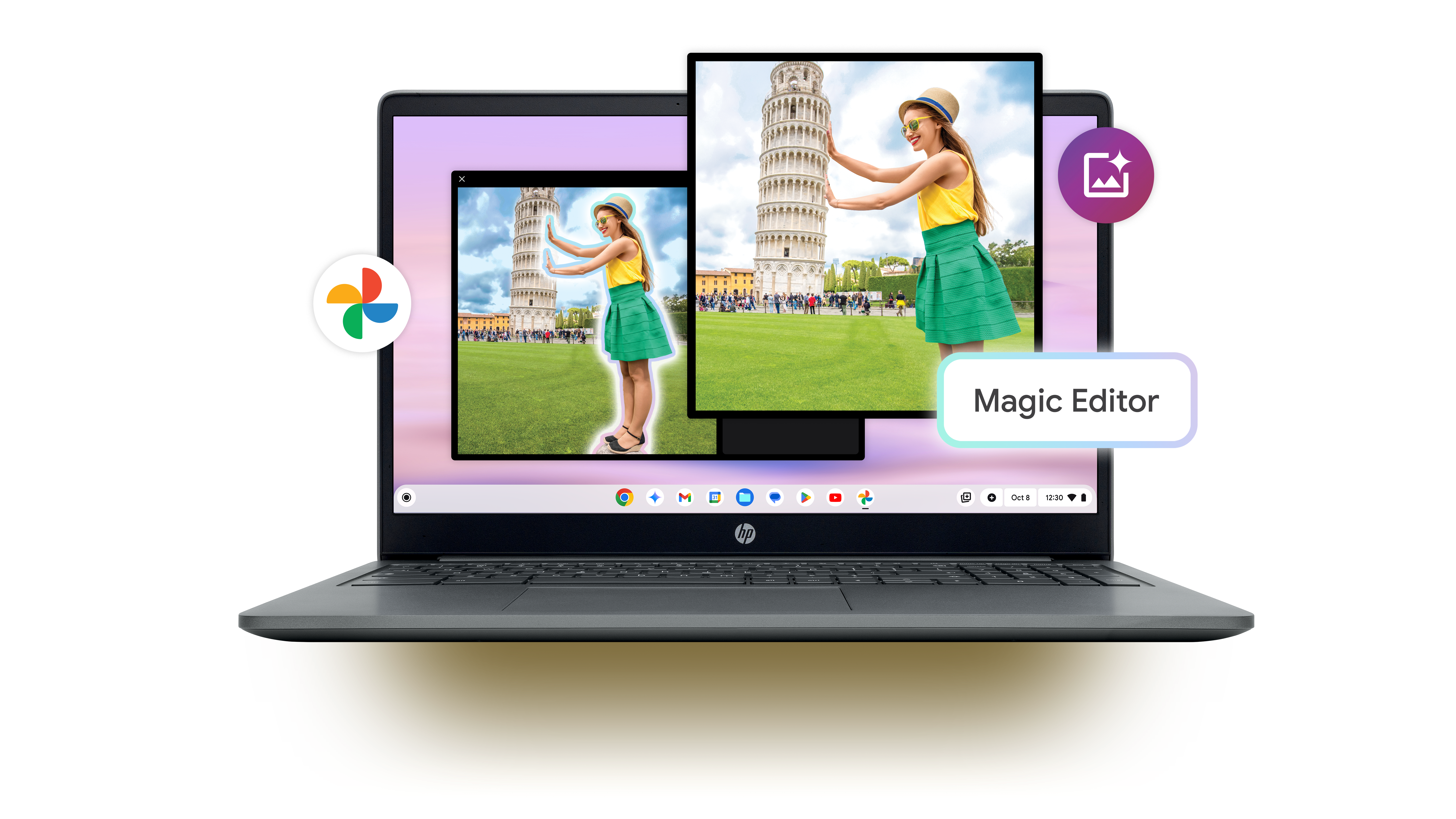 Plus de raisons pour acheter un Chromebook: de nouvelles fonctionnalités d'IA arrivent grâce à Gemini 4 Éditeur Magique sur Chromebook Plus