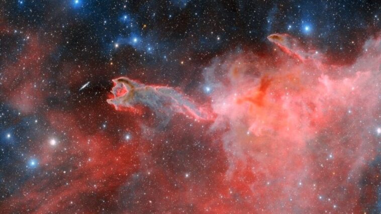 Qu'est-ce que la "Main de Dieu", la mystérieuse structure de la Voie lactée qui fascine les astronomes 1 NOIR Lab | Photo de la 'Main de Dieu' prise par l'Observatoire interaméricain Cerro Tololo
