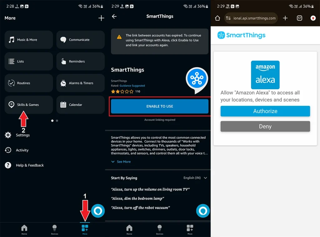Connecter votre TV Samsung à Alexa