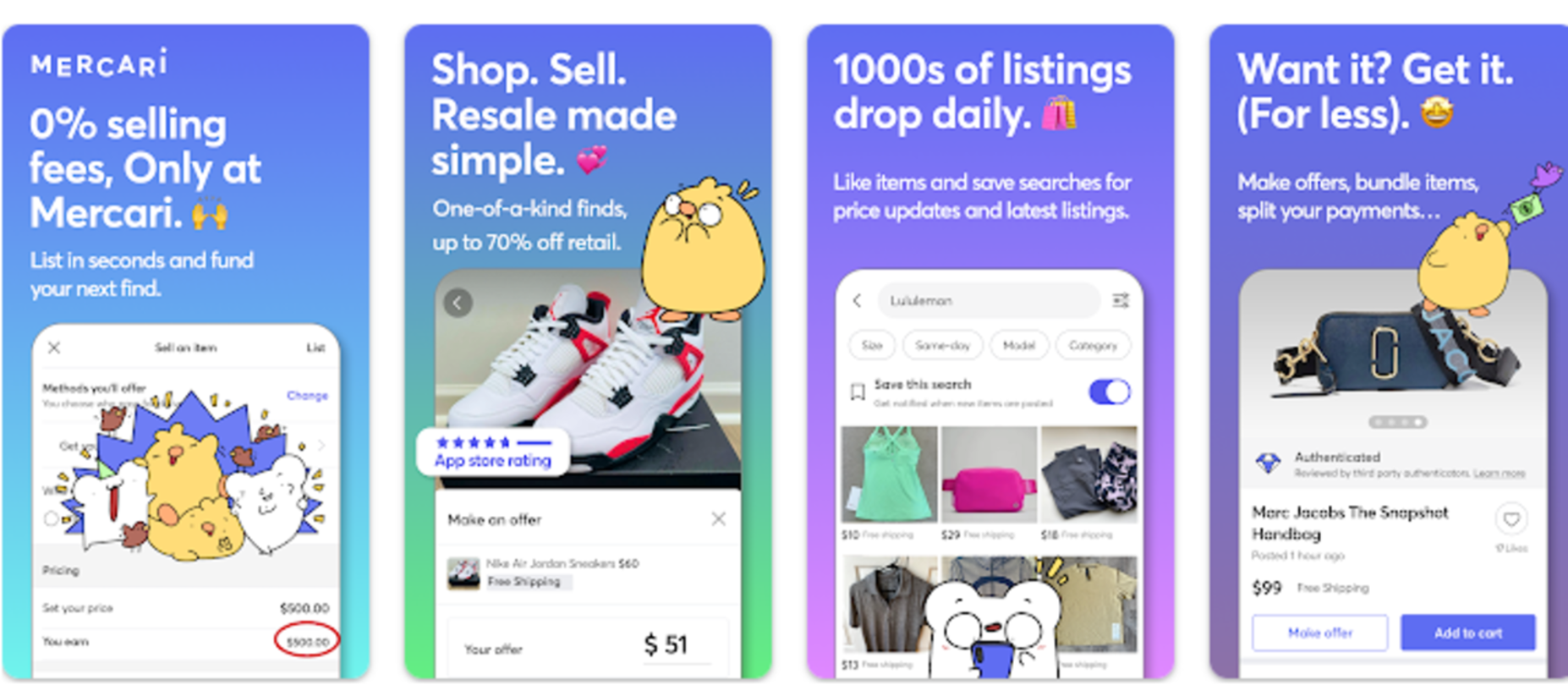 4 applications similaires à Vinted pour vendre des vêtements en ligne 5 Imágenes de la app Mercari