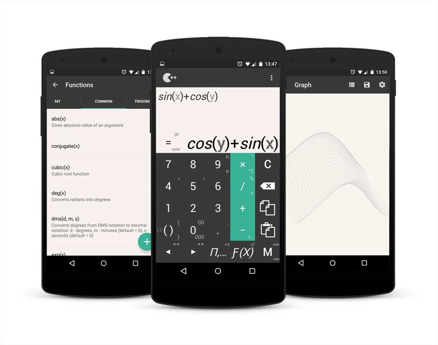 Les 5 meilleures applications de calculatrice scientifique et avancée pour Android 6 Calculatrice++