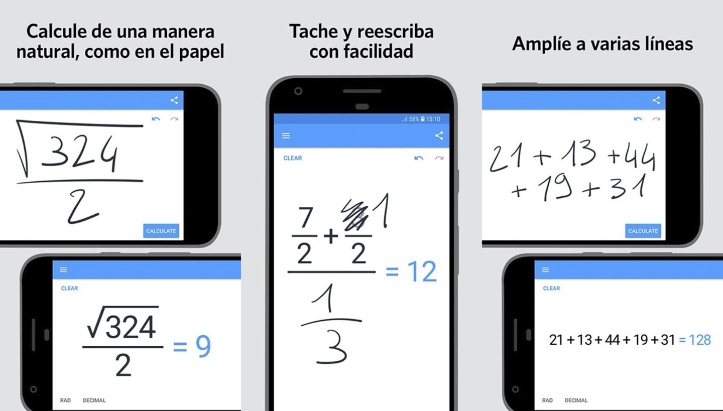 Les 5 meilleures applications de calculatrice scientifique et avancée pour Android 4 MyScript Calculator 2