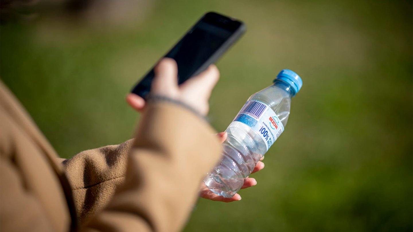 Cette application nous récompense si on recycle 4 Scanner avec Reciclos