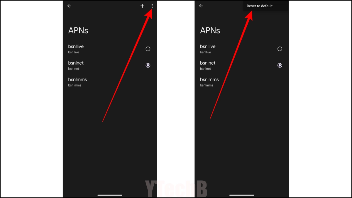 5 solution pour l'état de déconnexion du réseau mobile Android 6 Réinitialiser les paramètres APN