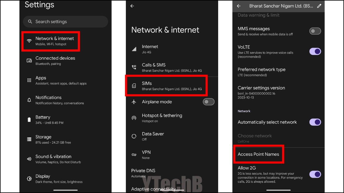 5 solution pour l'état de déconnexion du réseau mobile Android 5 Réinitialiser les paramètres APN