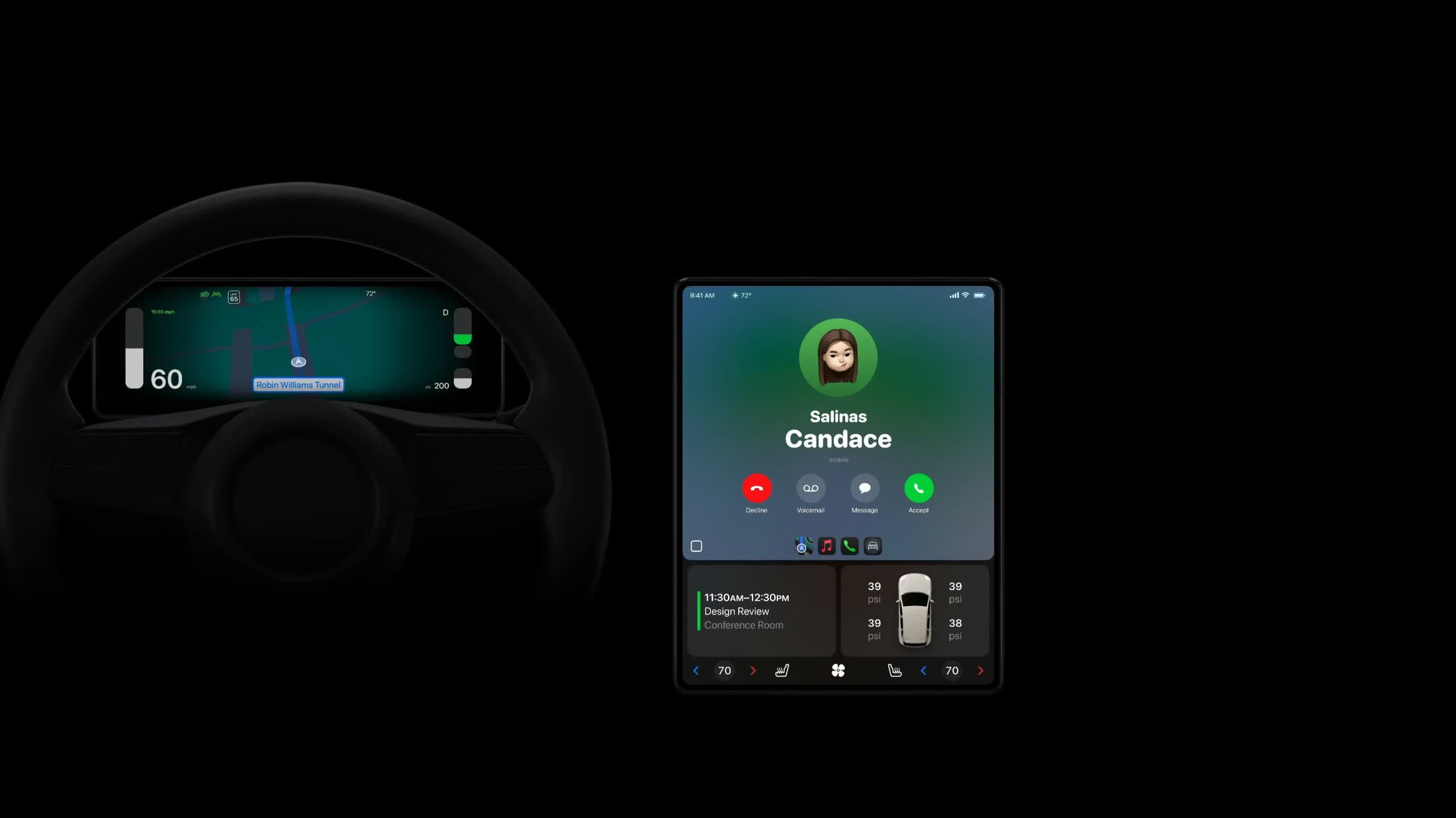 Apple CarPlay radicalement amélioré alimentera tous les écrans des voitures prises en charge 3 1718140971 188 Le CarPlay radicalement ameliore dApple alimentera tous les ecrans des