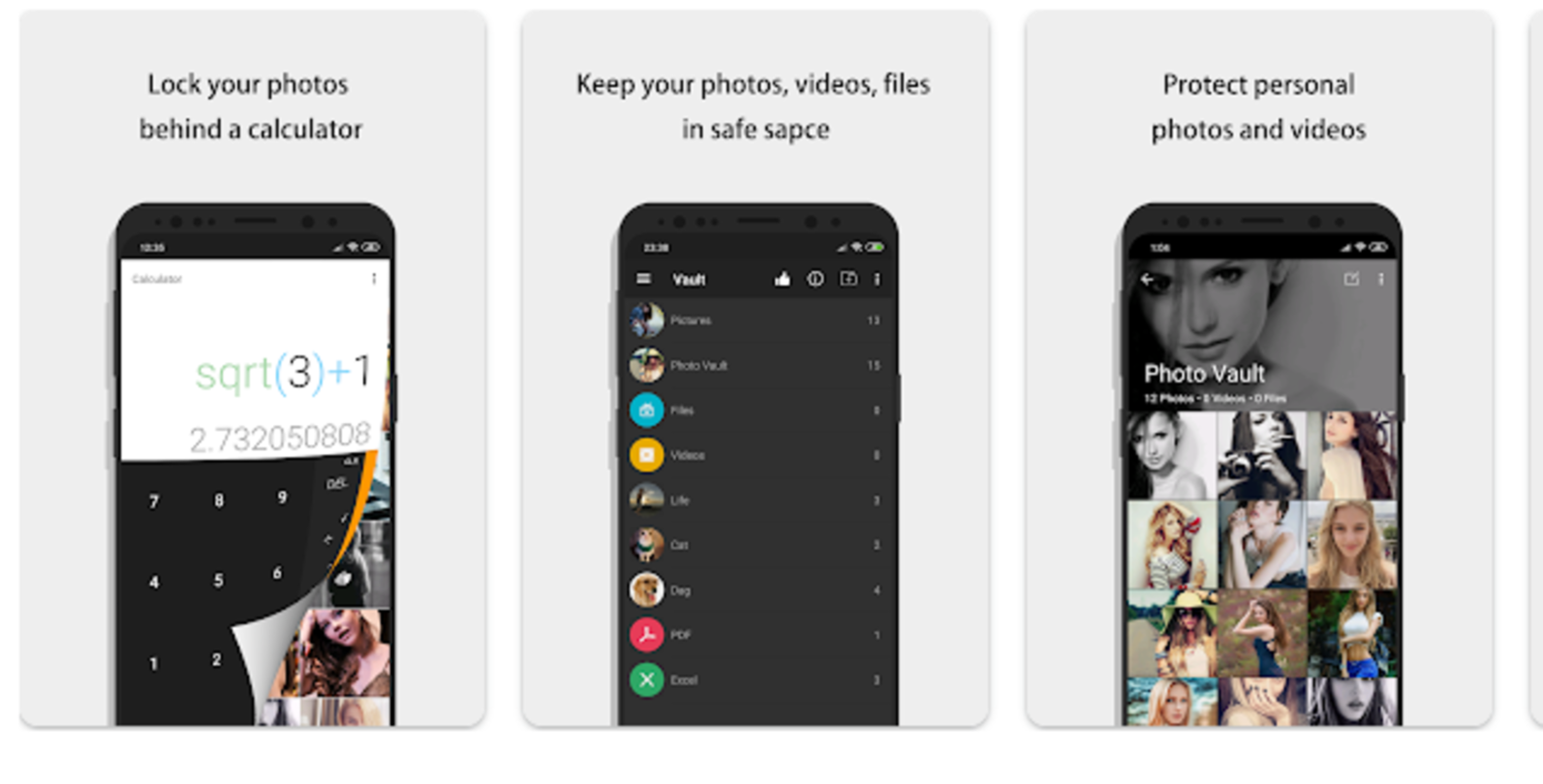 Comment créer un dossier secret sur un téléphone Android étape par étape 5 Application Calculatrice - Cacher vos photos