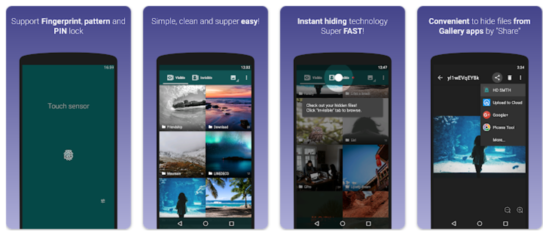 Comment créer un dossier secret sur un téléphone Android étape par étape 6 Application Hide Something