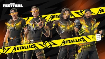 skins métalliques de festival fortnite