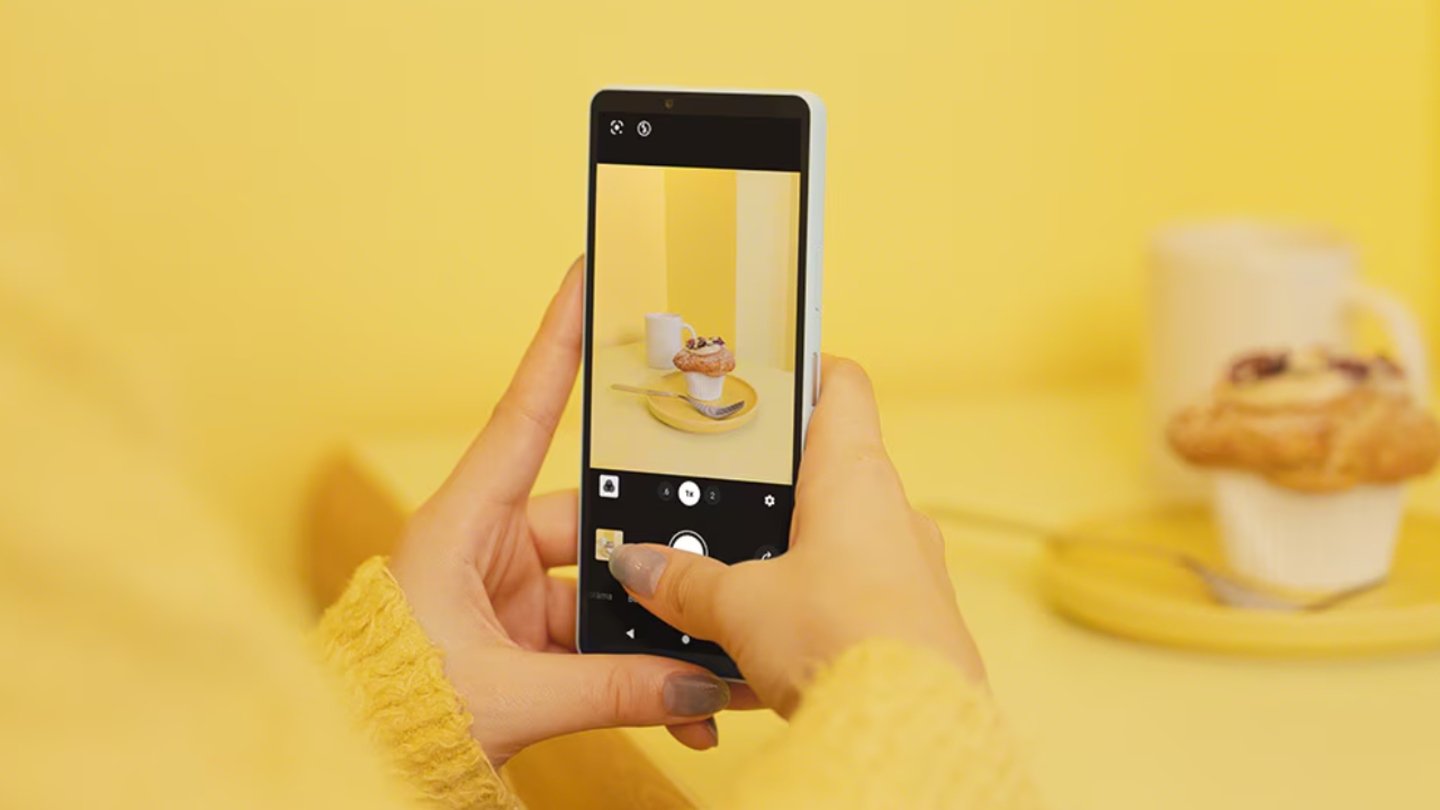 Application de l'appareil photo sur le Sony Xperia 10 VI