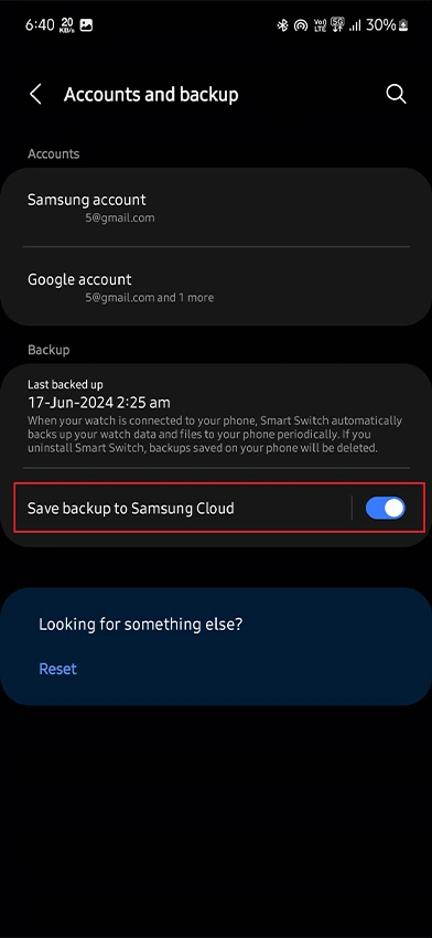 Comment sauvegarder une Galaxy Watch