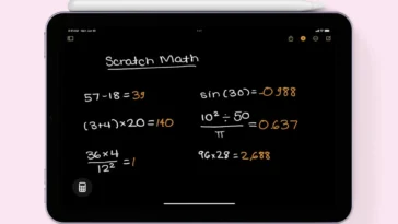 Comment utiliser la fonctionnalité de notes mathématiques de la nouvelle calculatrice iPad sur iPad et iPhone 11 How to Use Math Notes on iPad