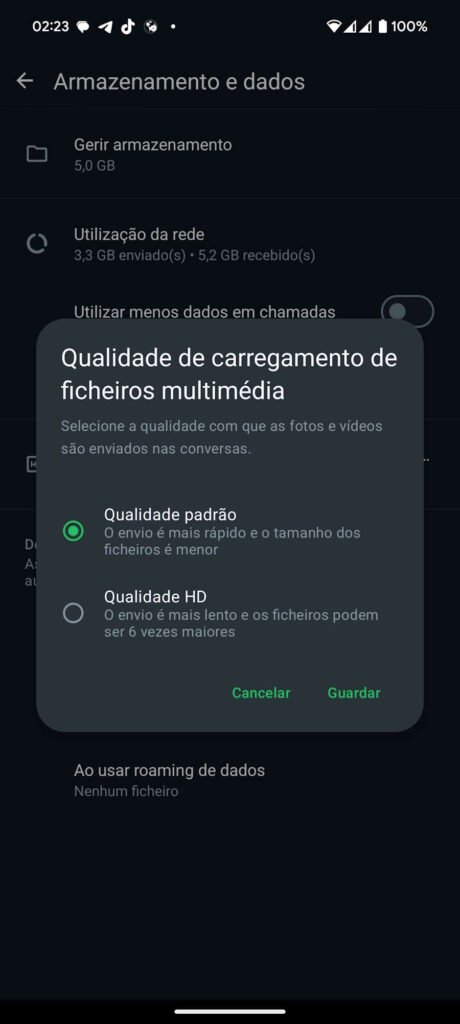 Envoyer vos images en HD sur WhatsApp ? Ça pourrait devenir la norme 4 WhatsApp HD imagens qualidade