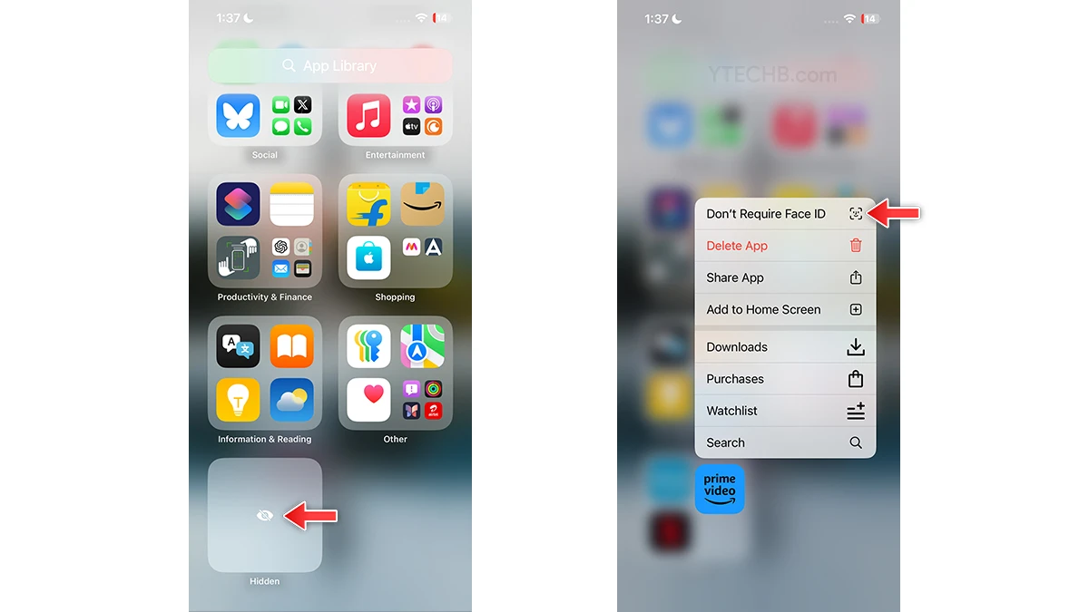 Comment afficher des applications masquées sur l'iPhone