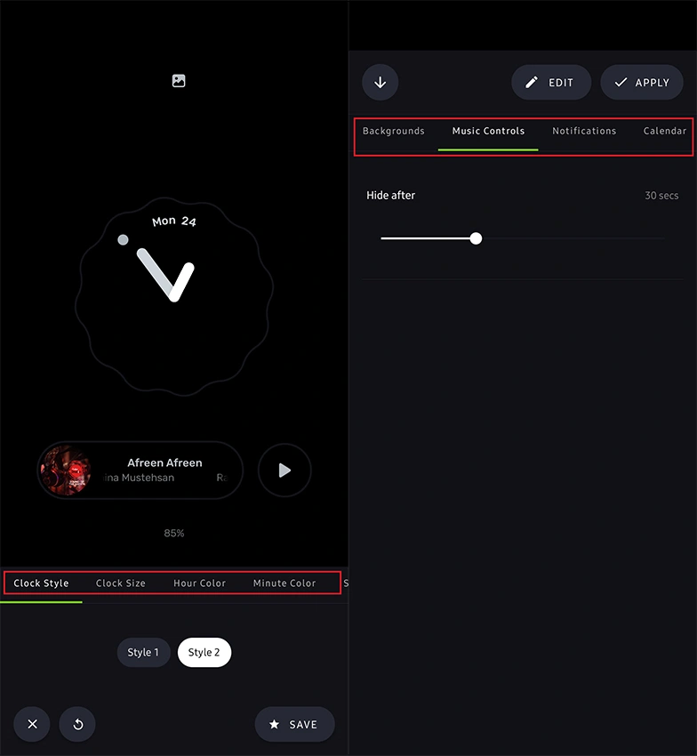 Comment personnaliser les styles AOD sur Android
