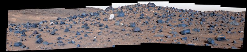 Rocher mystérieux découvert sur Mars: il est blanc et scintillant, différent de tous les autres 3 Il Monte Washburn. Credit: NASA/JPL-Caltech/ASU/MSSS