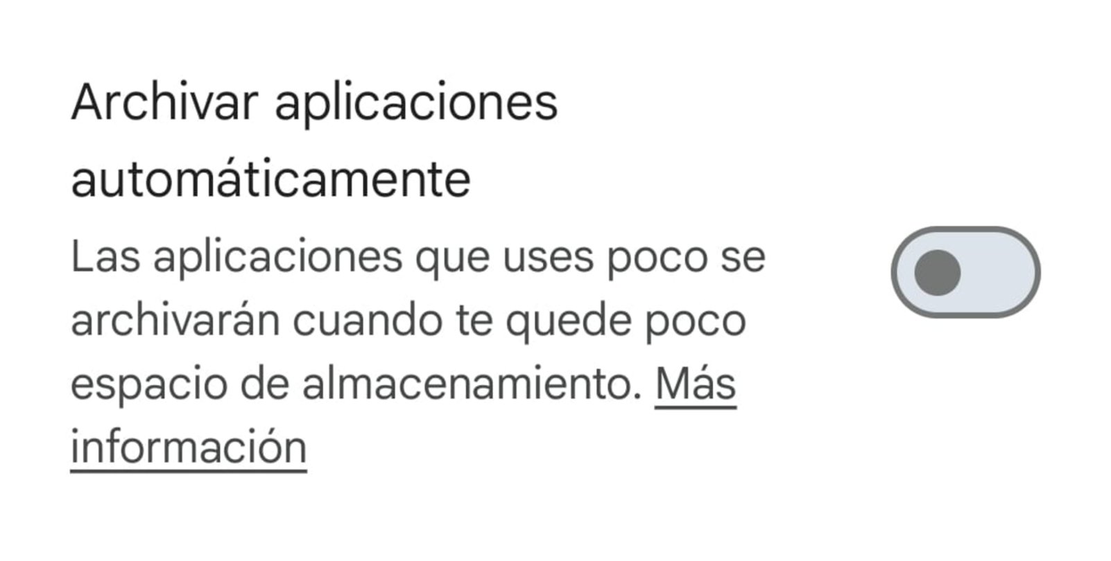Comment archiver des applications pour économiser de l'espace sur Android 4 Bouton pour archiver des applications sur Android